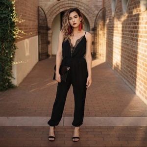 NWT Sexy and Sassy Black Jumpsuit